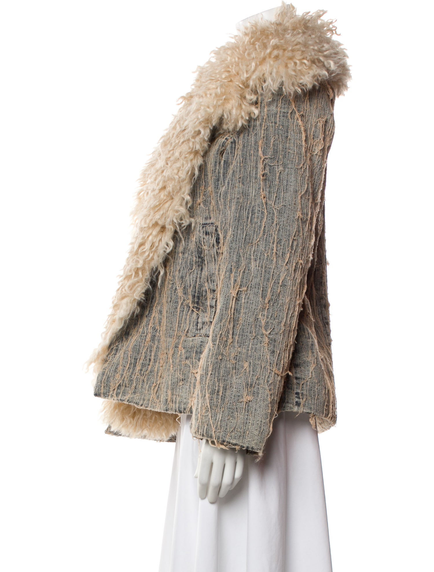 Diesel Printed Faux Fur Jacket w/ Tags