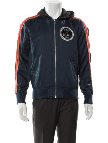 Pre-owned Diesel Graphic Print Windbreaker In Blue