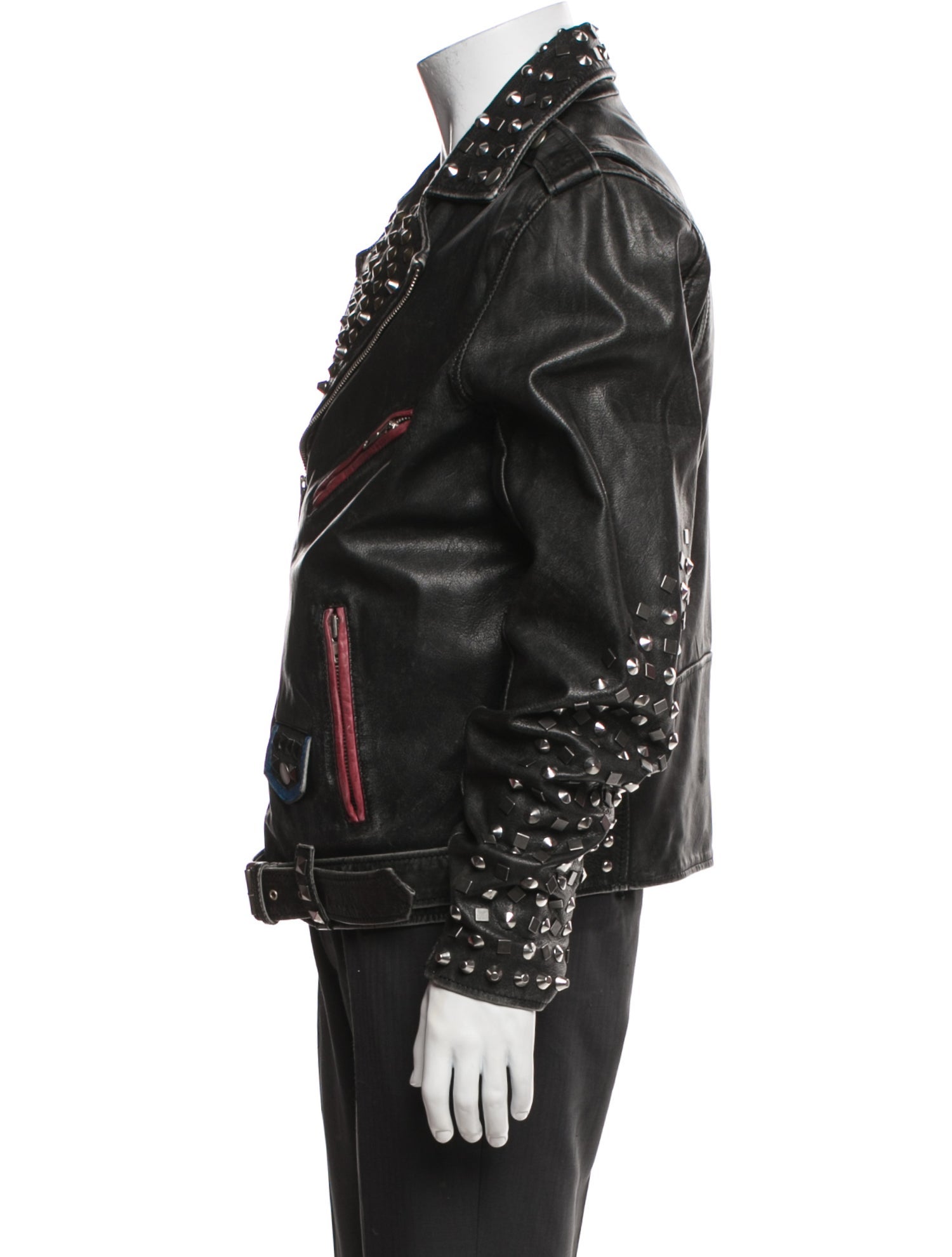 Diesel Goat Leather Moto Jacket