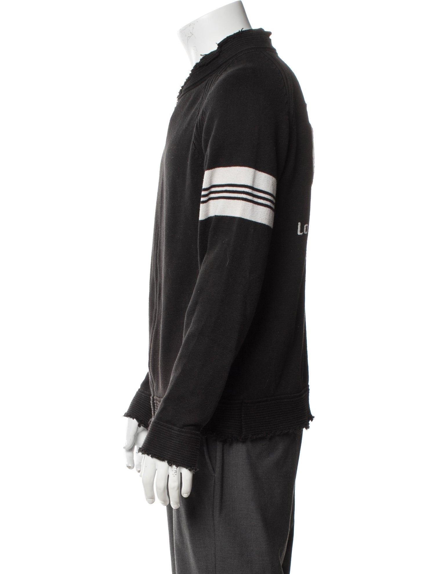 Diesel Striped Open Front Cardigan