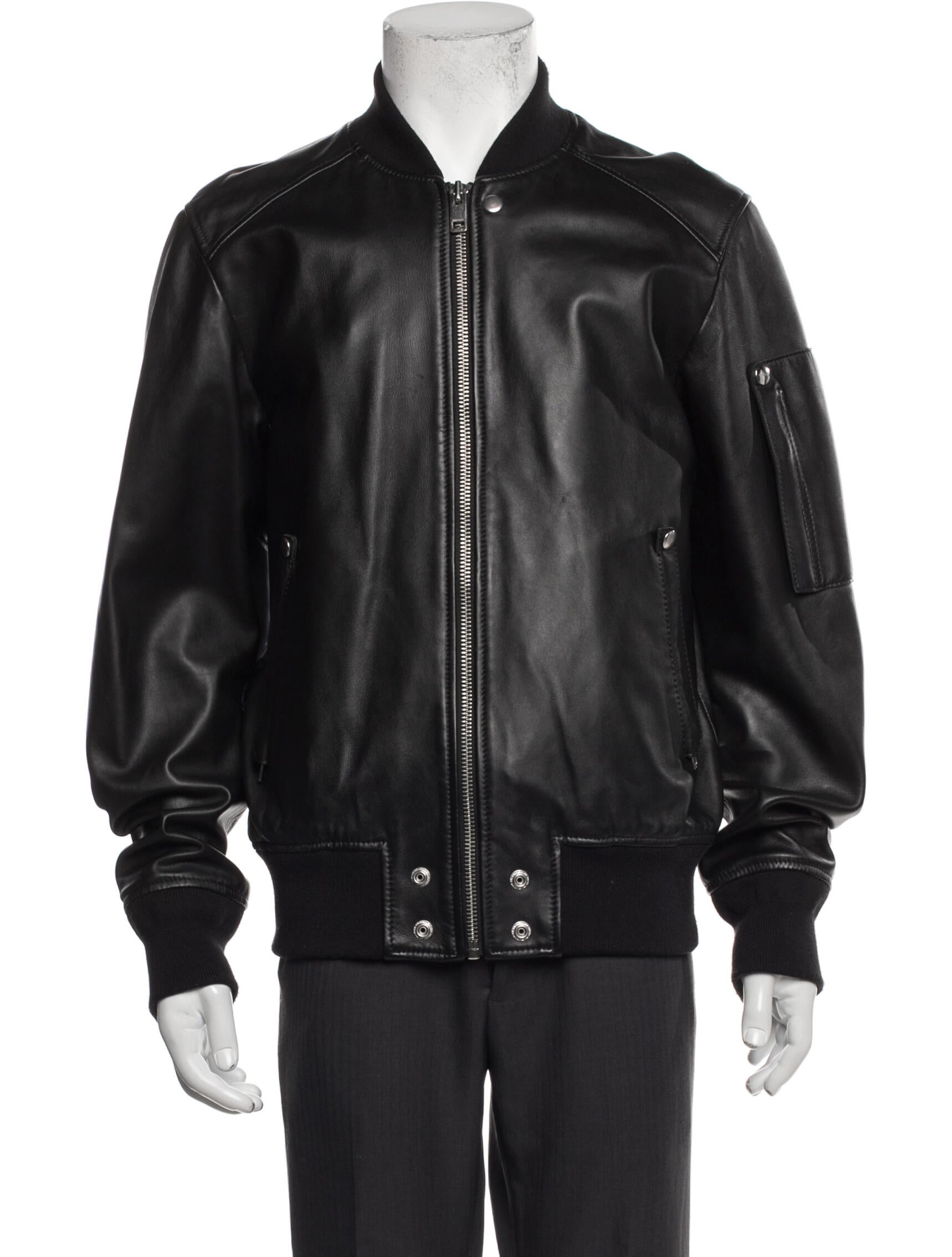 ジャケット・アウター 13AW Dior Homme hooded leather jacket Dior Homme Hooded Leather Jacket - Black Outerwear, Clothing