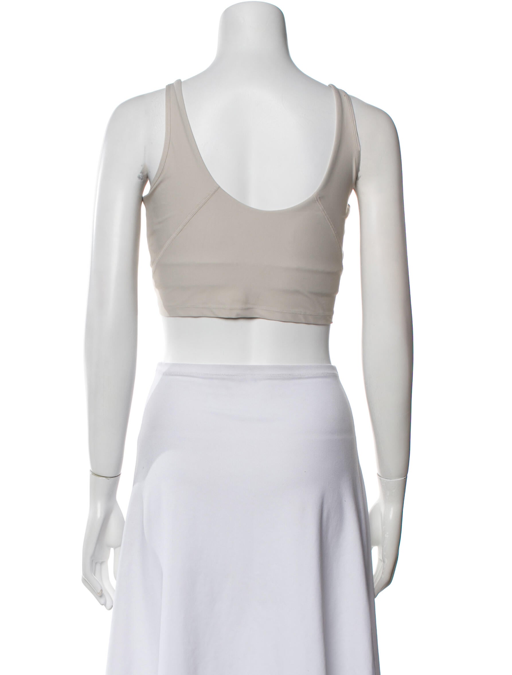 District Vision Scoop Neck Sleeveless Crop Top