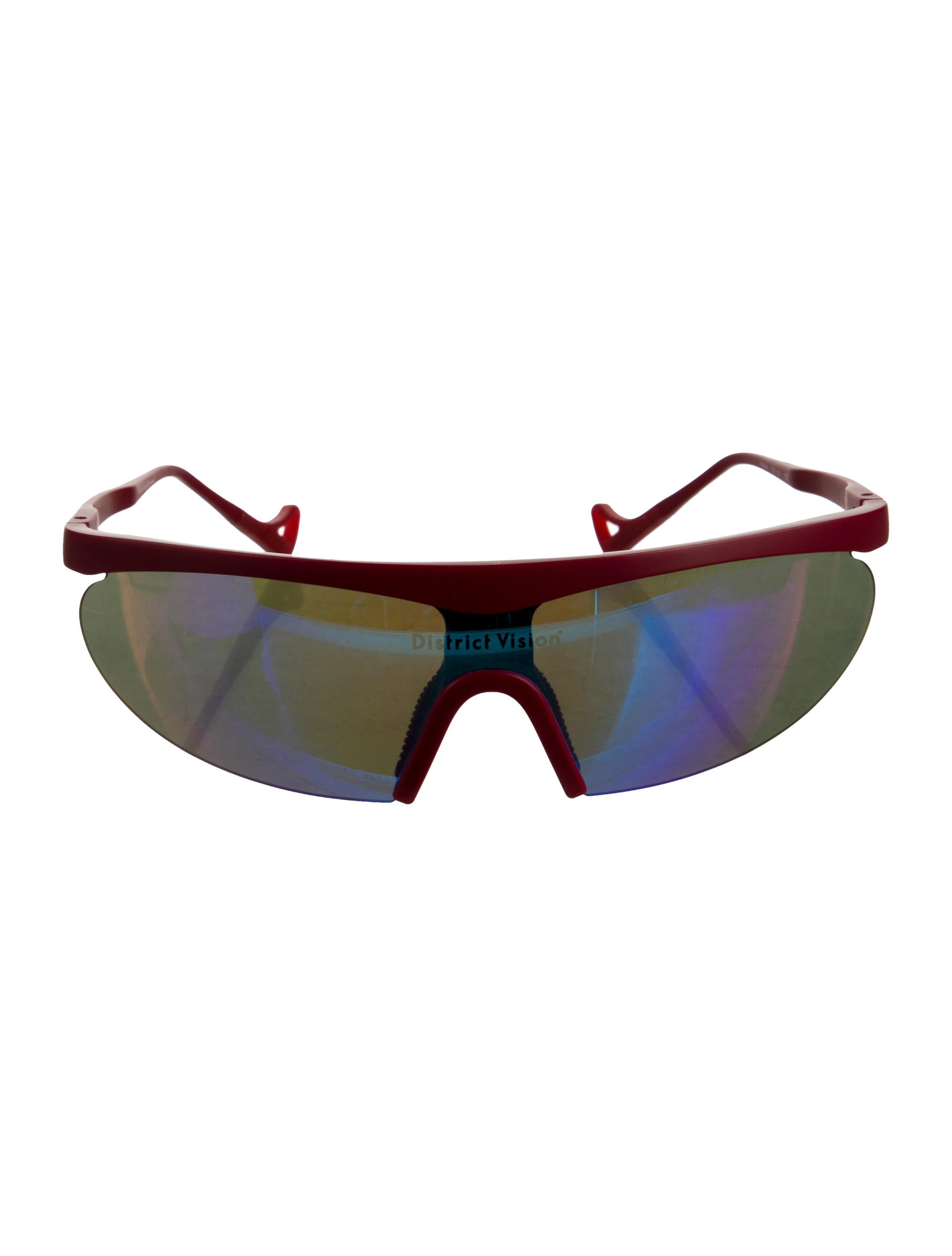 District Vision Shield Mirrored Sunglasses