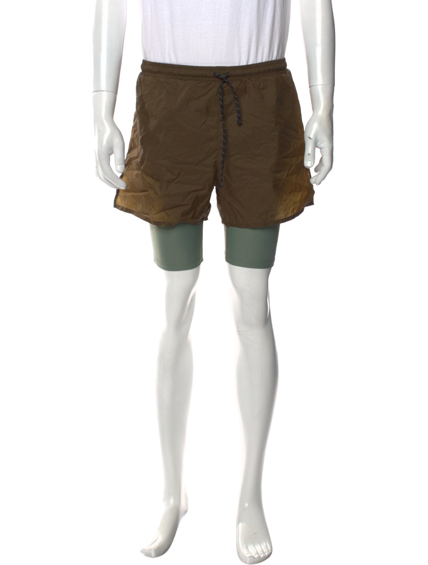 District Vision Colorblock Pattern Cargo Shorts