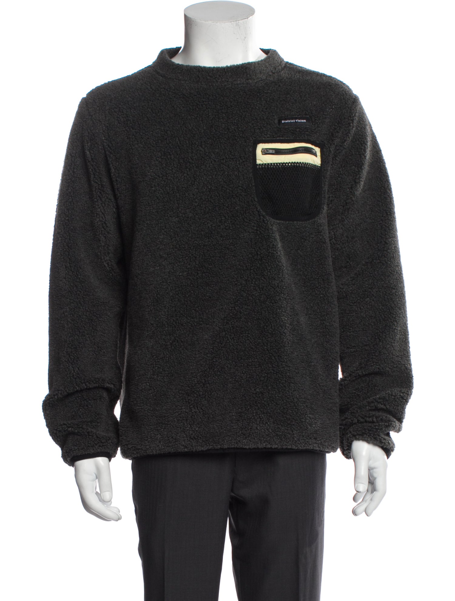 District Vision Graphic Print Crew Neck Sweatshirt