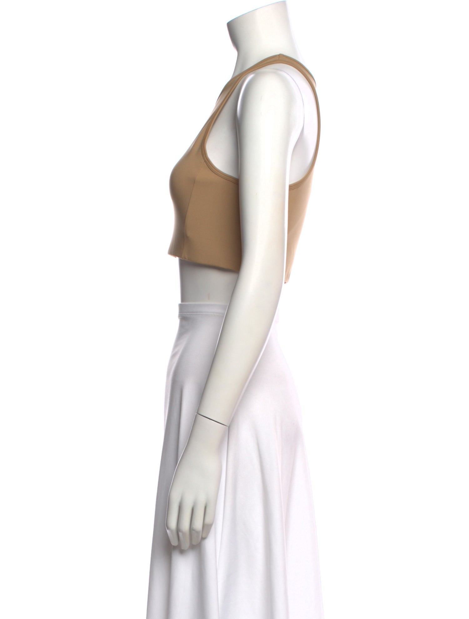 District Vision Crew Neck Sleeveless Crop Top