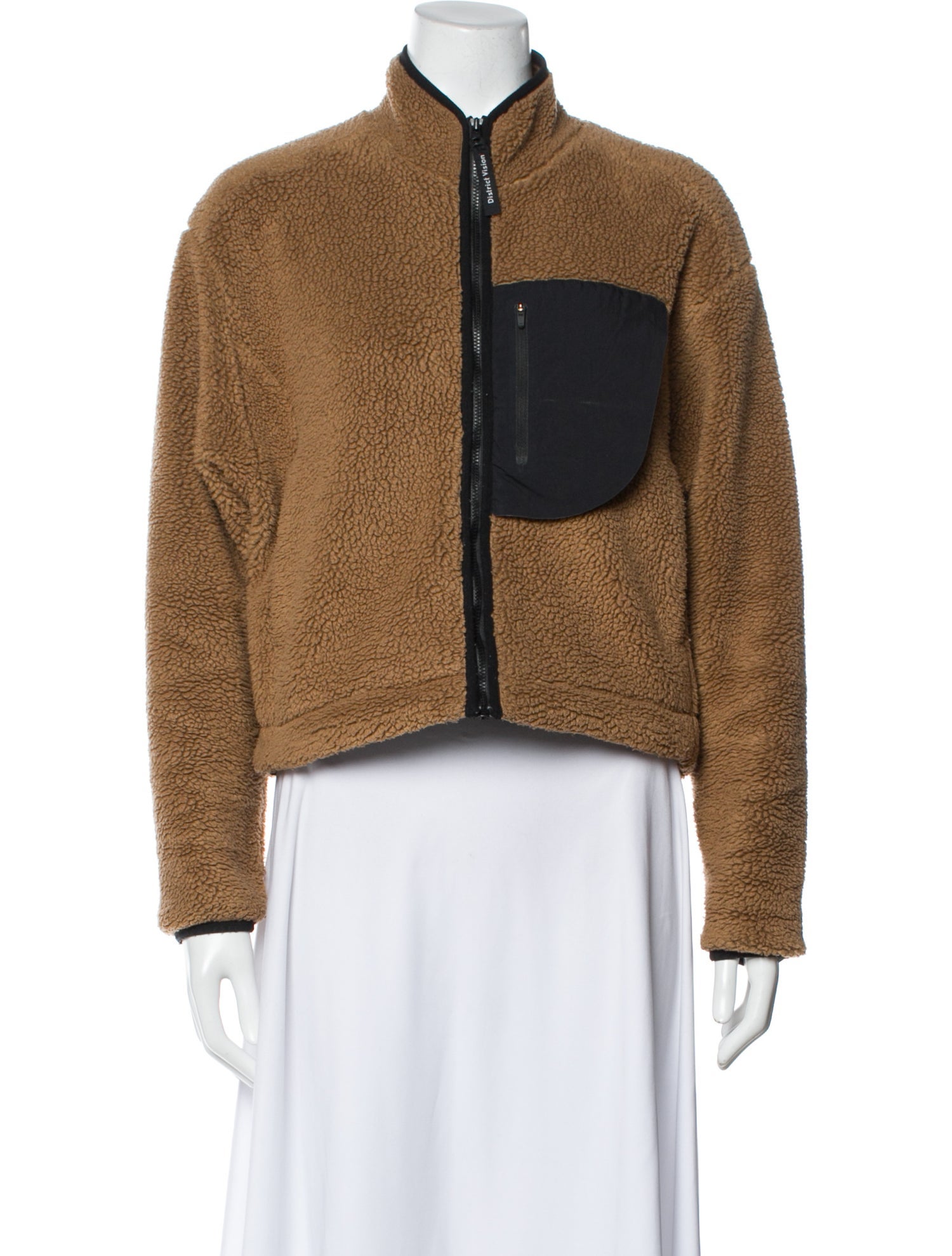 District Vision Printed Faux Fur Jacket