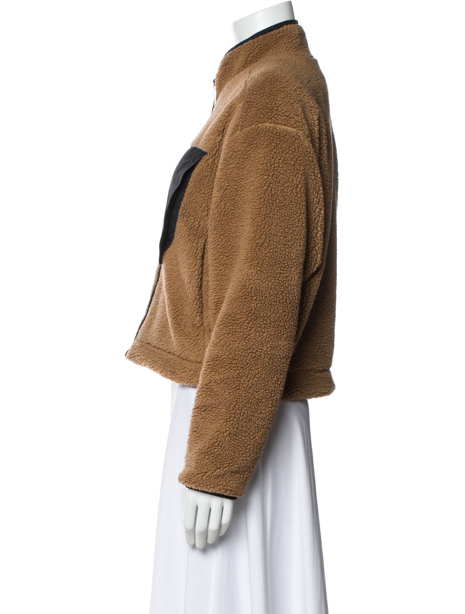 District Vision Printed Faux Fur Jacket