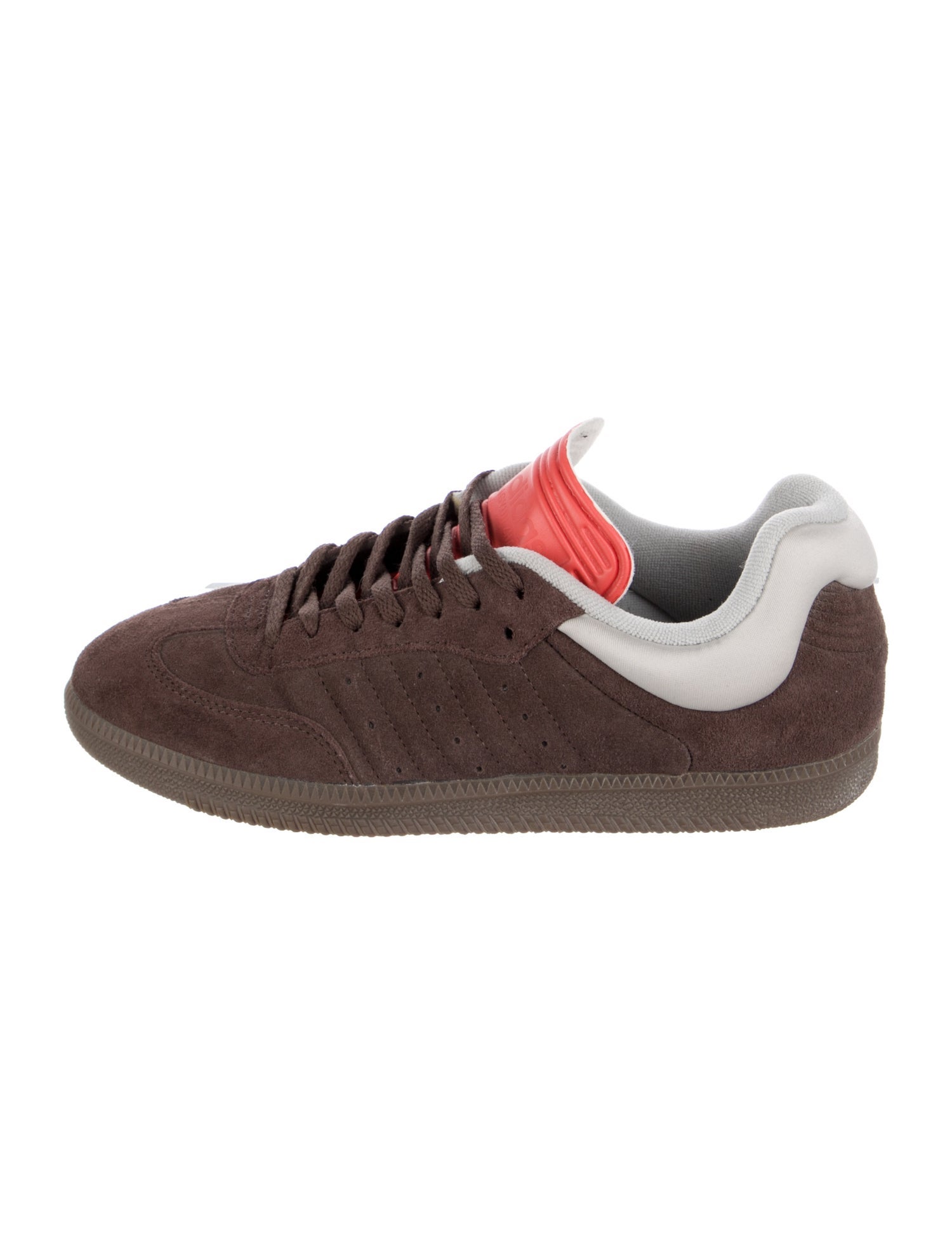 DINGYUN ZHANG X Adidas Suede Colorblock Pattern Sneakers