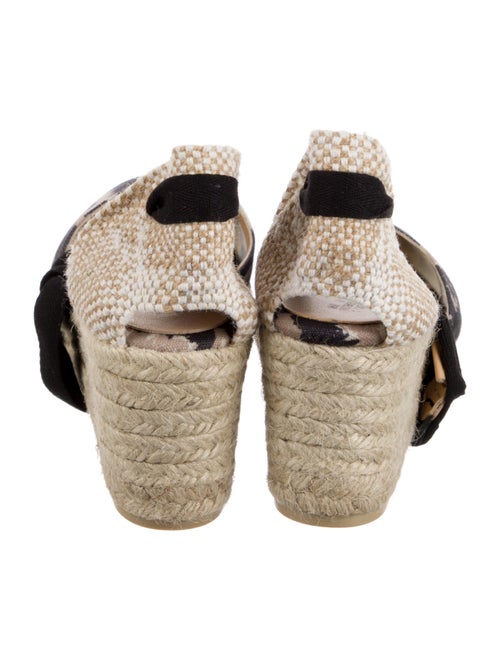 Diane Von Furstenberg X Castaner Canvas Printed D'Orsay Pumps