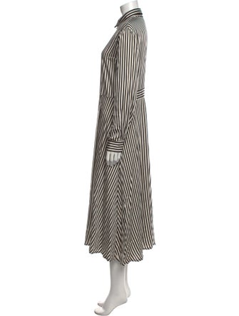 Dixie Striped Long Dress