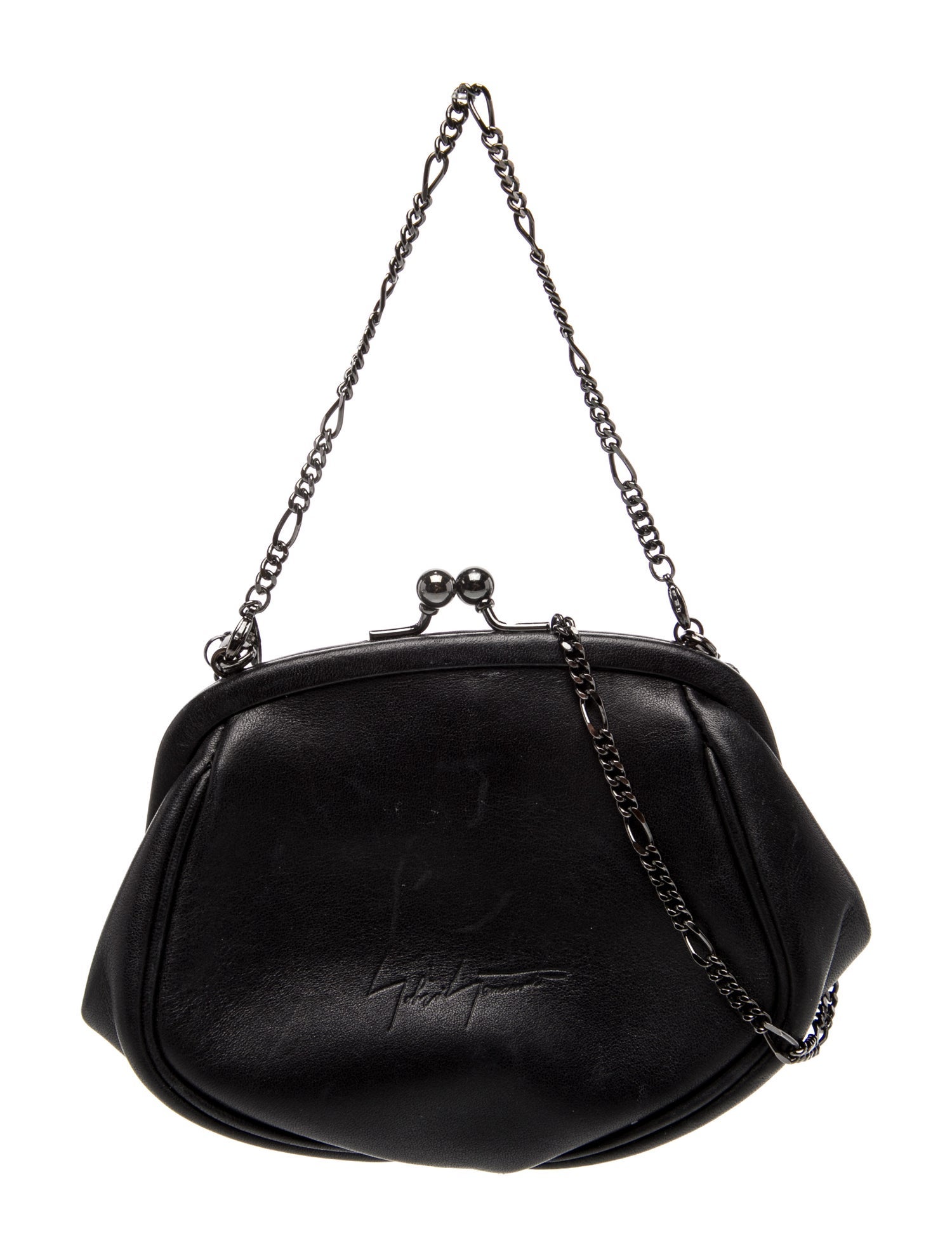 discord Yohji Yamamoto Leather Evening Bag