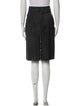 Donald Pliner Leather Knee-Length Skirt