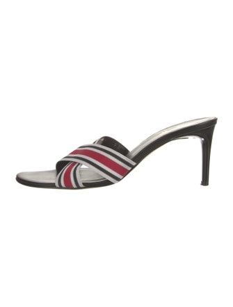 Donald Pliner Striped Slides