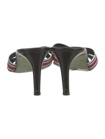 Donald Pliner Striped Slides