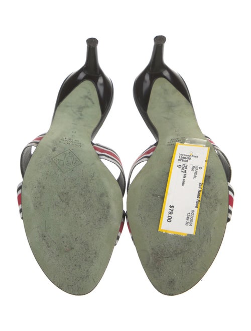 Donald Pliner Striped Slides