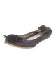 Donald Pliner Suede Mesh Accents Ballet Flats