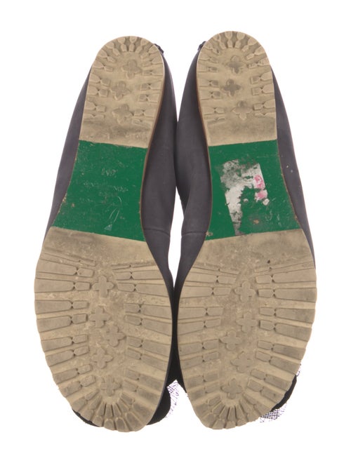 Donald Pliner Suede Mesh Accents Ballet Flats