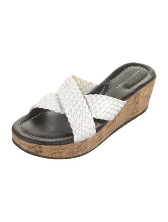 Donald Pliner Leather Slides