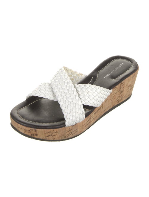 Donald Pliner Leather Slides