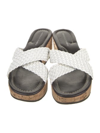 Donald Pliner Leather Slides