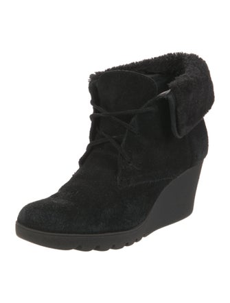 Donald Pliner Suede Lace-Up Boots