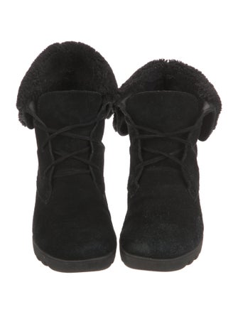 Donald Pliner Suede Lace-Up Boots