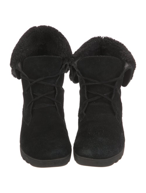 Donald Pliner Suede Lace-Up Boots