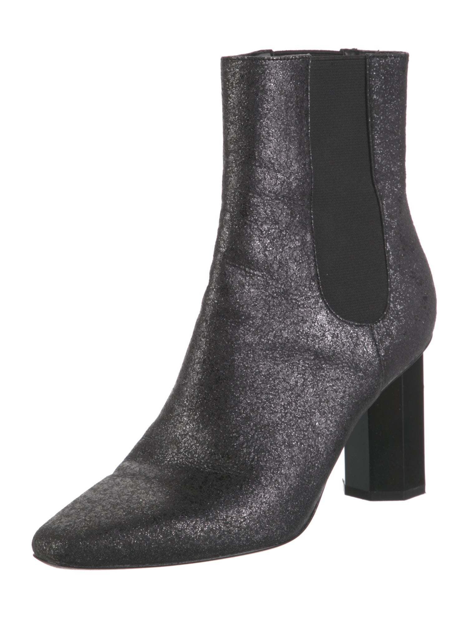 Donald Pliner Suede Animal Print Chelsea Boots