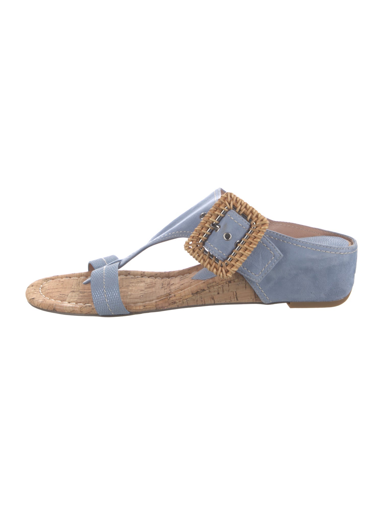 Donald Pliner Suede T-Strap Sandals