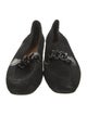 Donald Pliner Suede Chain-Link Accents Moccasins