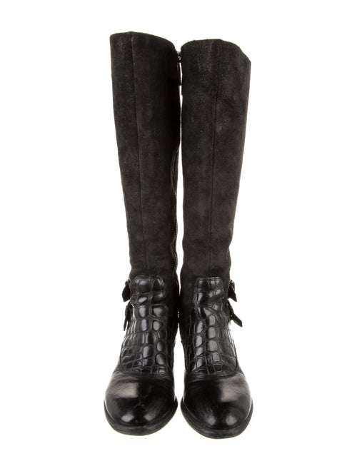 Donald Pliner Suede Riding Boots