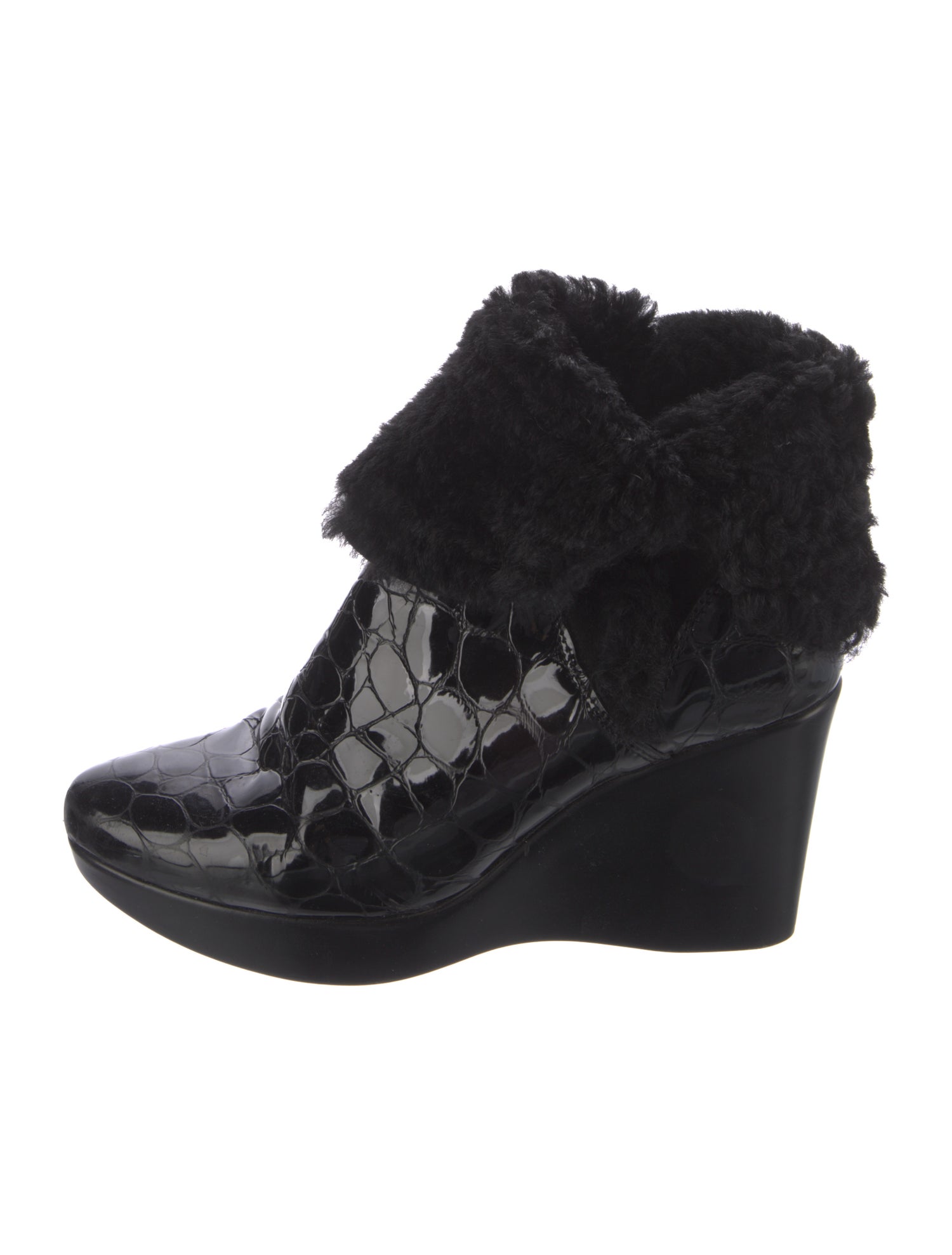 Donald Pliner Leather Animal Print Boots