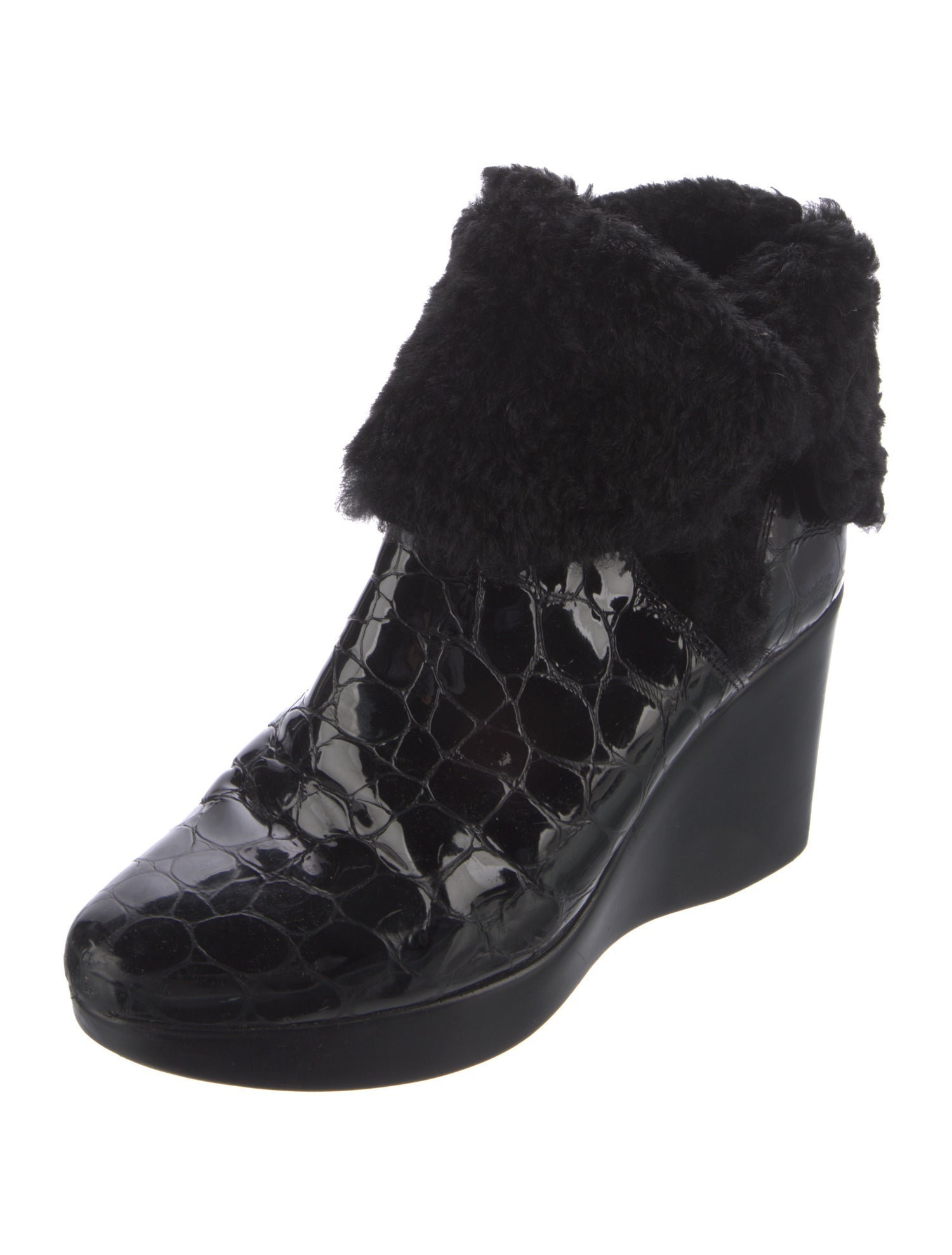 Donald Pliner Leather Animal Print Boots