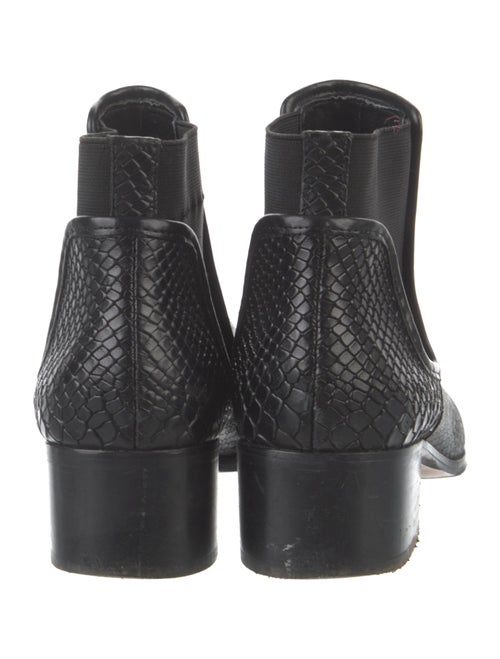 Donald Pliner Embossed Leather Animal Print Chelsea Boots