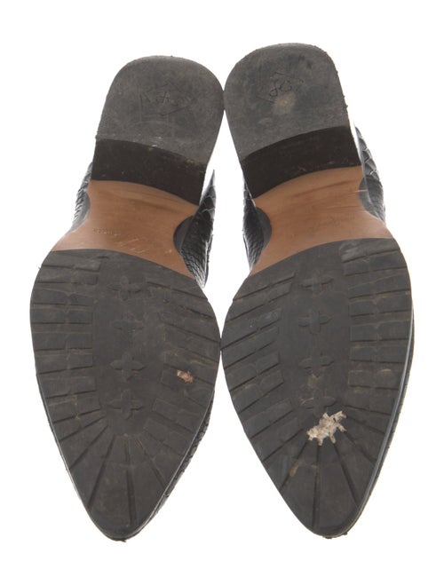 Donald Pliner Embossed Leather Animal Print Chelsea Boots