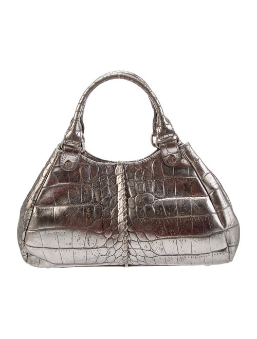 Donald Pliner Leather Top Handle Bag