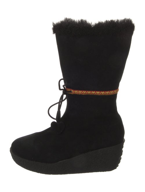 Donald Pliner Suede Lace-Up Boots