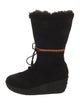 Donald Pliner Suede Lace-Up Boots