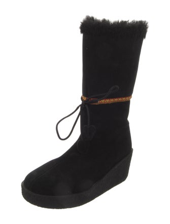Donald Pliner Suede Lace-Up Boots