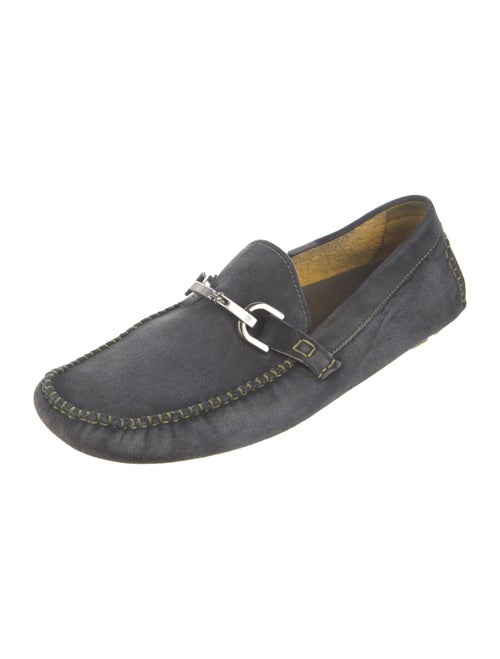 Donald Pliner Suede Whipstitch Trim Drivers