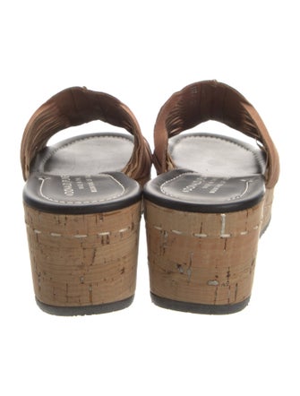 Donald Pliner Suede Cutout Accent Slides