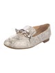 Donald Pliner Suede Chain-Link Accents Loafers