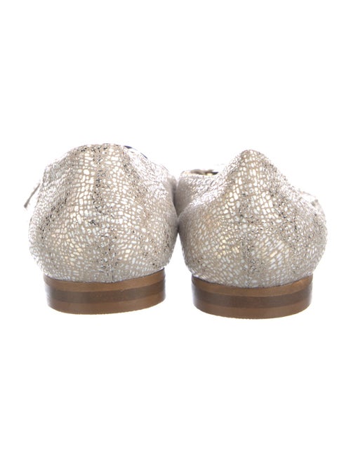 Donald Pliner Suede Chain-Link Accents Loafers