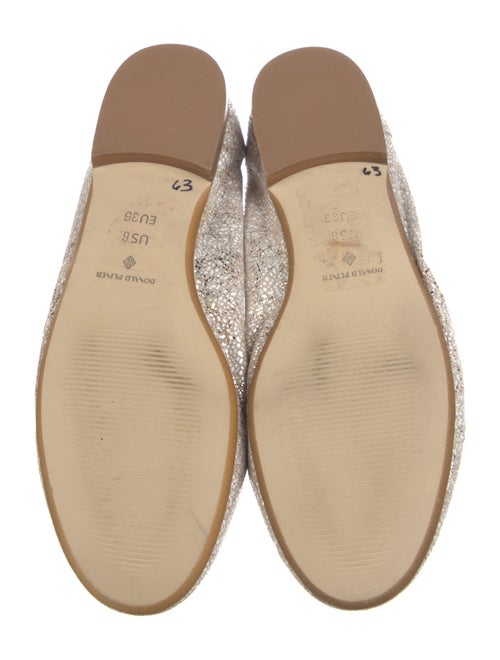 Donald Pliner Suede Chain-Link Accents Loafers