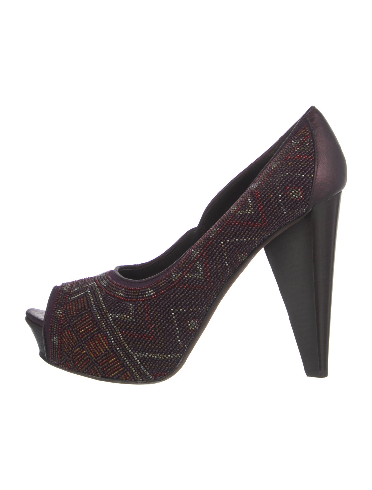 Donald Pliner Leather Printed Pumps