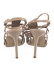 Donald Pliner Leather Sequin Embellishments T-Strap Sandals