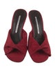 Donald Pliner Suede Slides