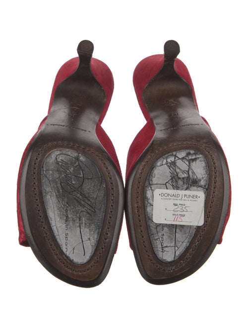 Donald Pliner Suede Slides