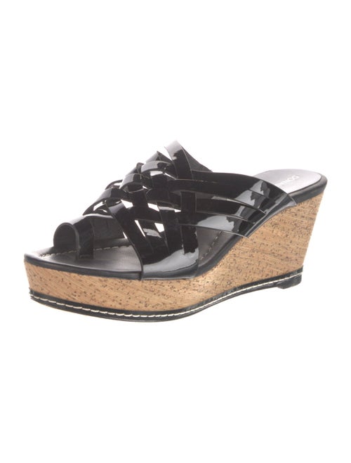 Donald Pliner Patent Leather Slides